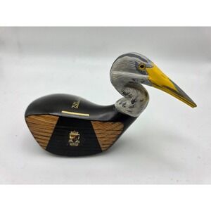 Vintage Walter Hagen Golf Club Bird Carving - Folk Art Heron